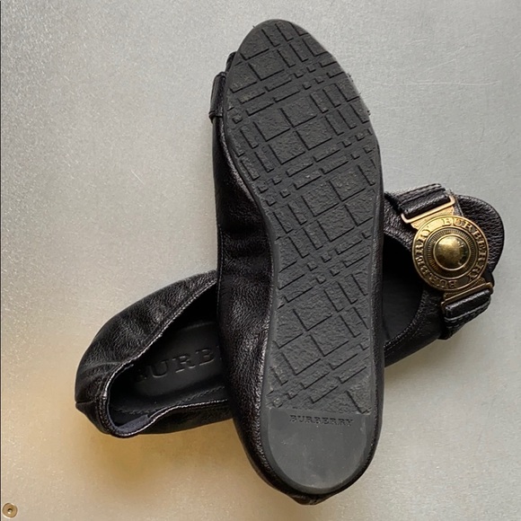 BURBERRY Medallion peep-toe flats - BRAND NEW - Picture 5 of 7